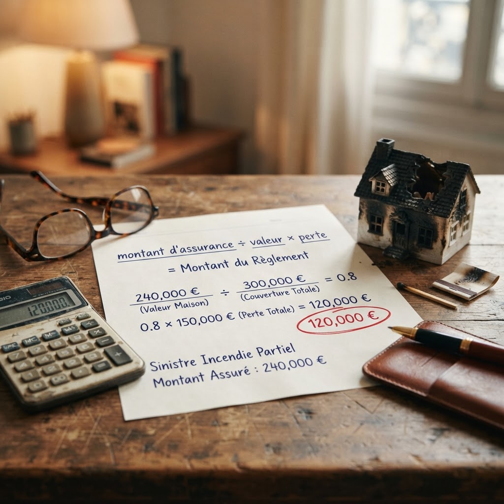 Règle proportionnelle en assurance de dommages : formule, exemples et pièges d'examen