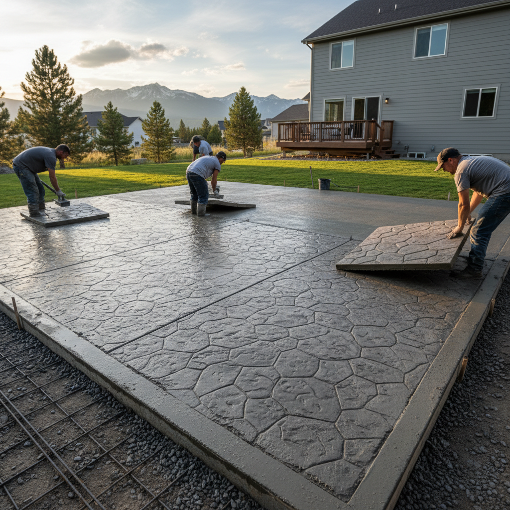 Stamped Concrete Patio