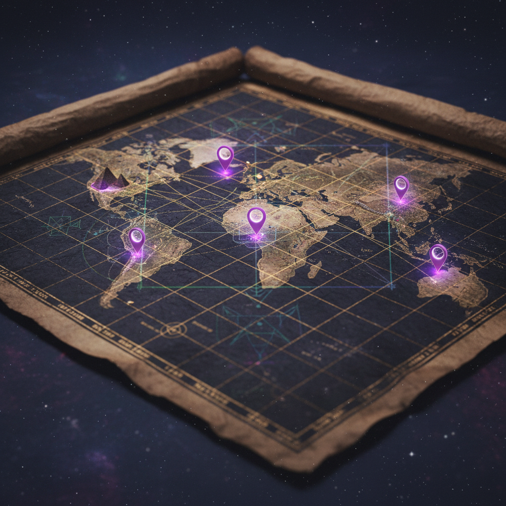 Esoteric Sacred Sites Map