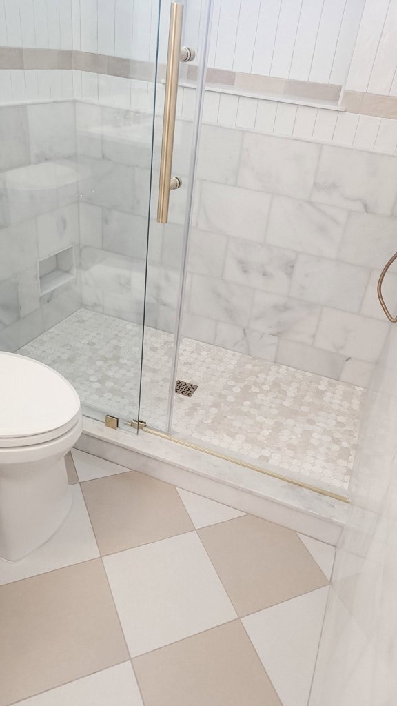 Shower & Marble Tile