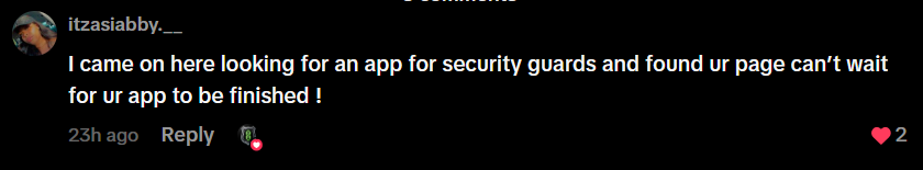 Social proof comment 1