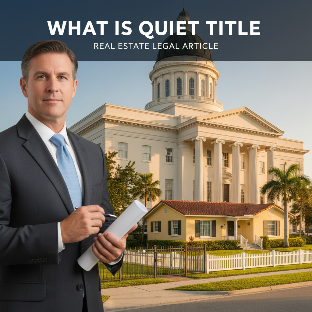 What Is Quiet Title?