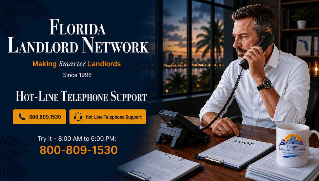 Hotline Telephone Support - Florida Landlord Network
