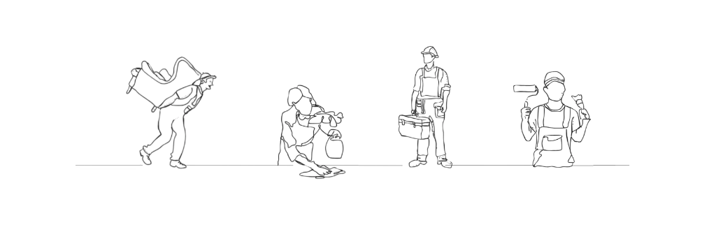 Antsy workers illustration