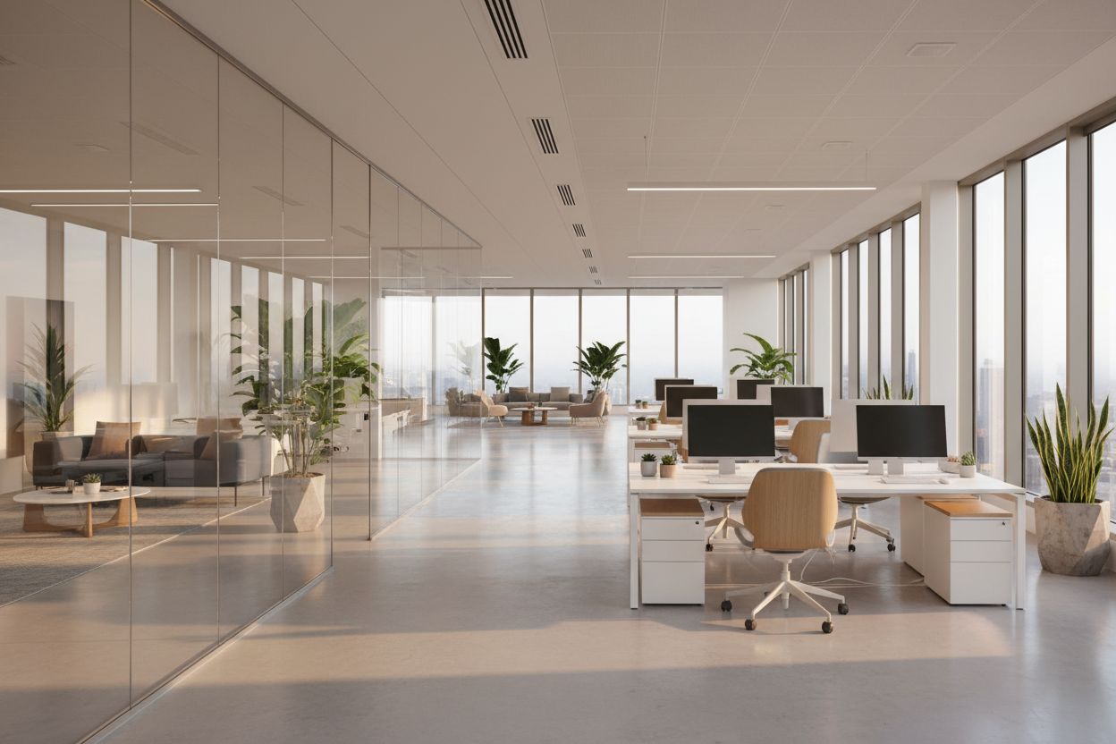 Large Office Cleaning in Charleston SC by Preferred Services Group