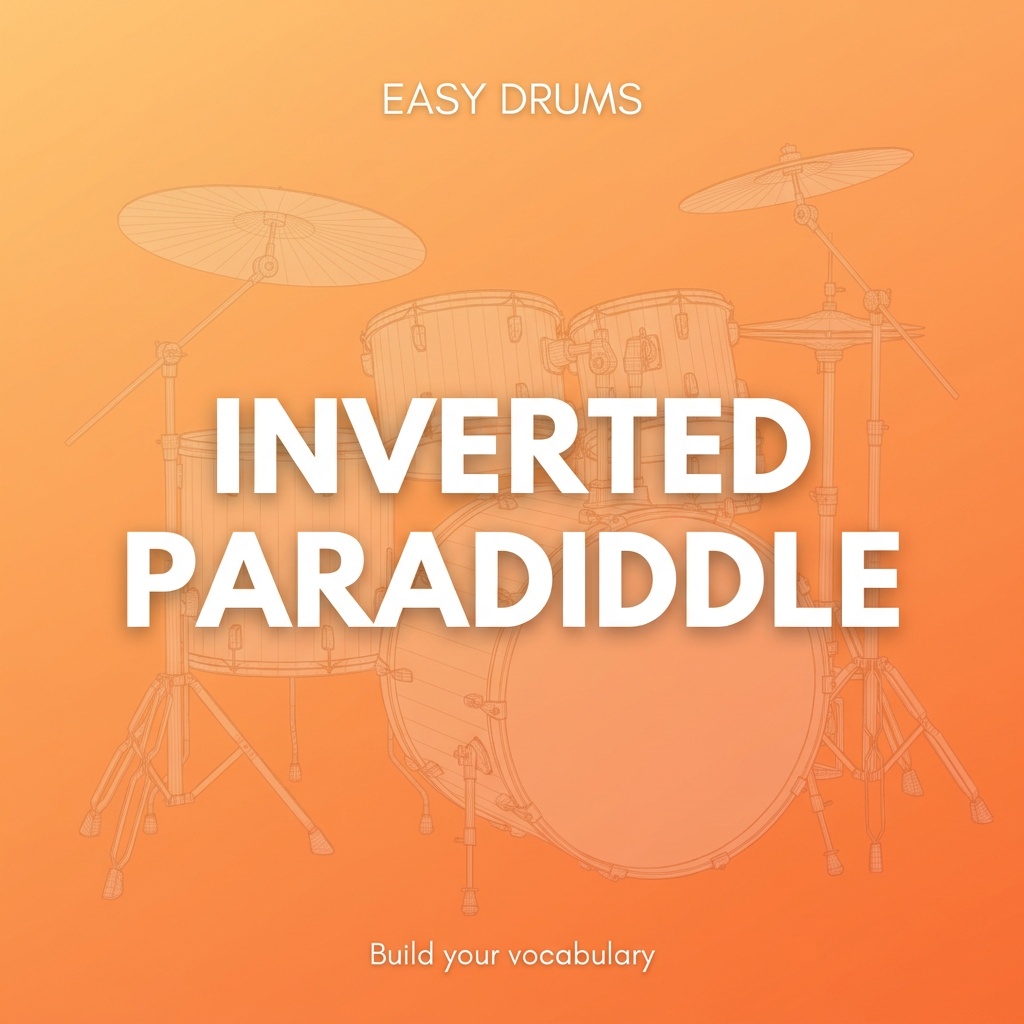 Easy Inverted Paradiddle Fills