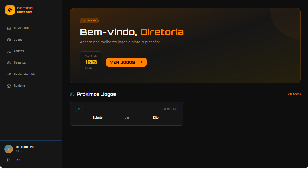 bet100pressao template preview