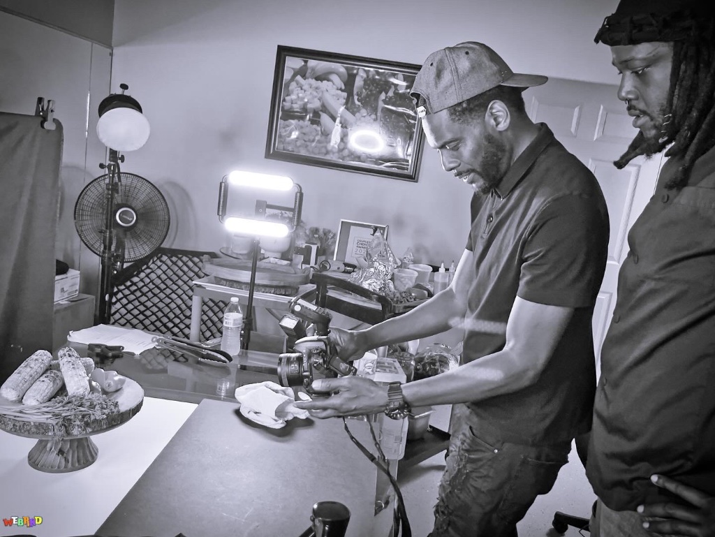 Behind the scenes food content production