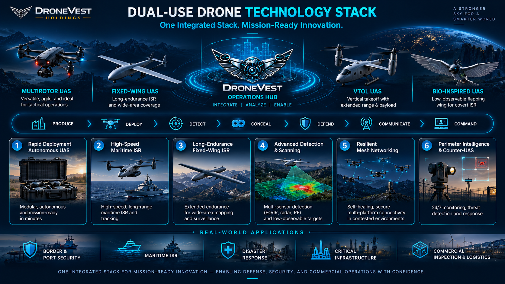 DUAL-USE DRONE TECHNOLOGY STACK