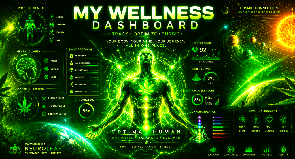 My Wellness Dashboard — Track • Optimize • Thrive
