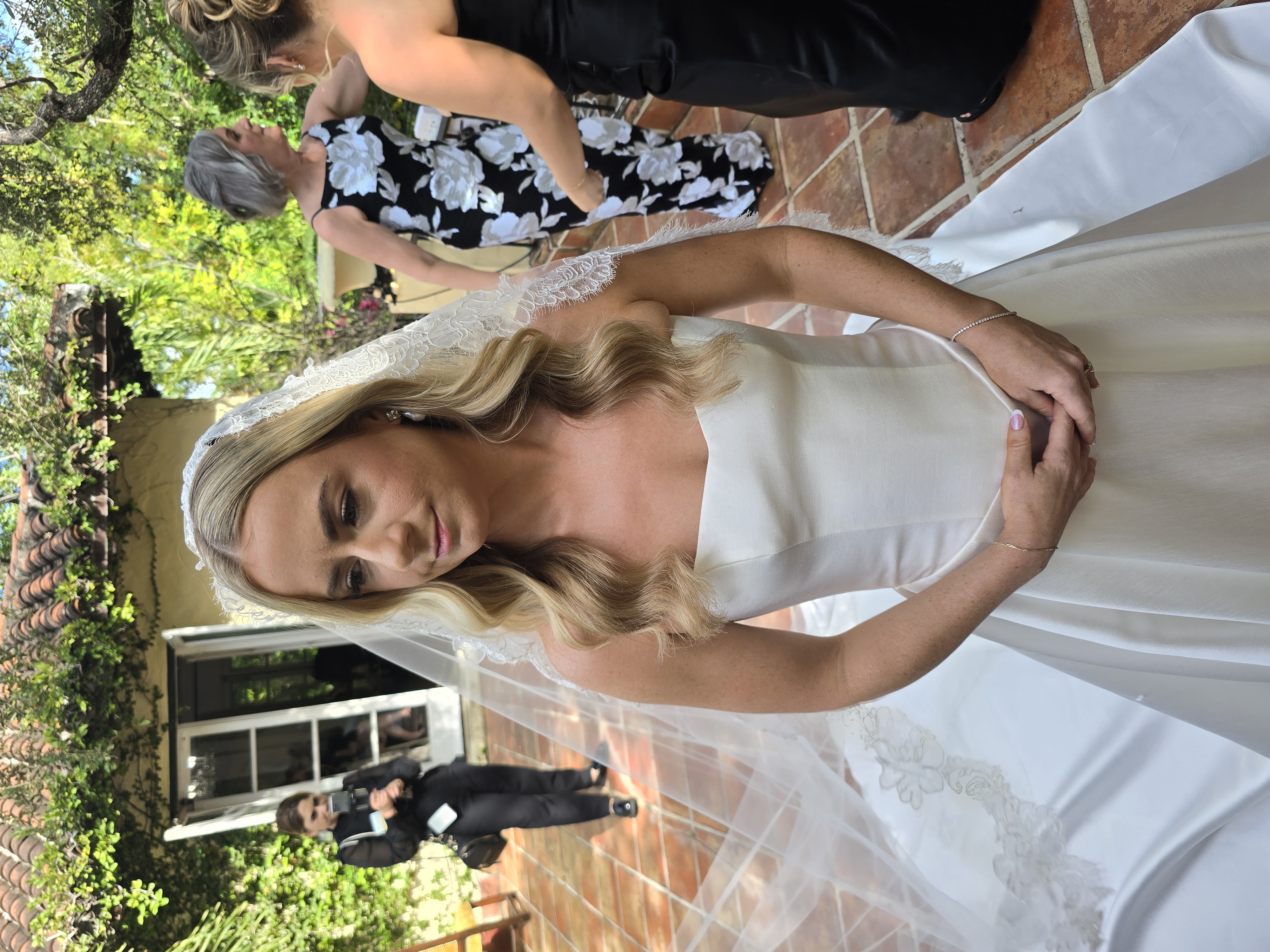 Bridal hair styling by Paige