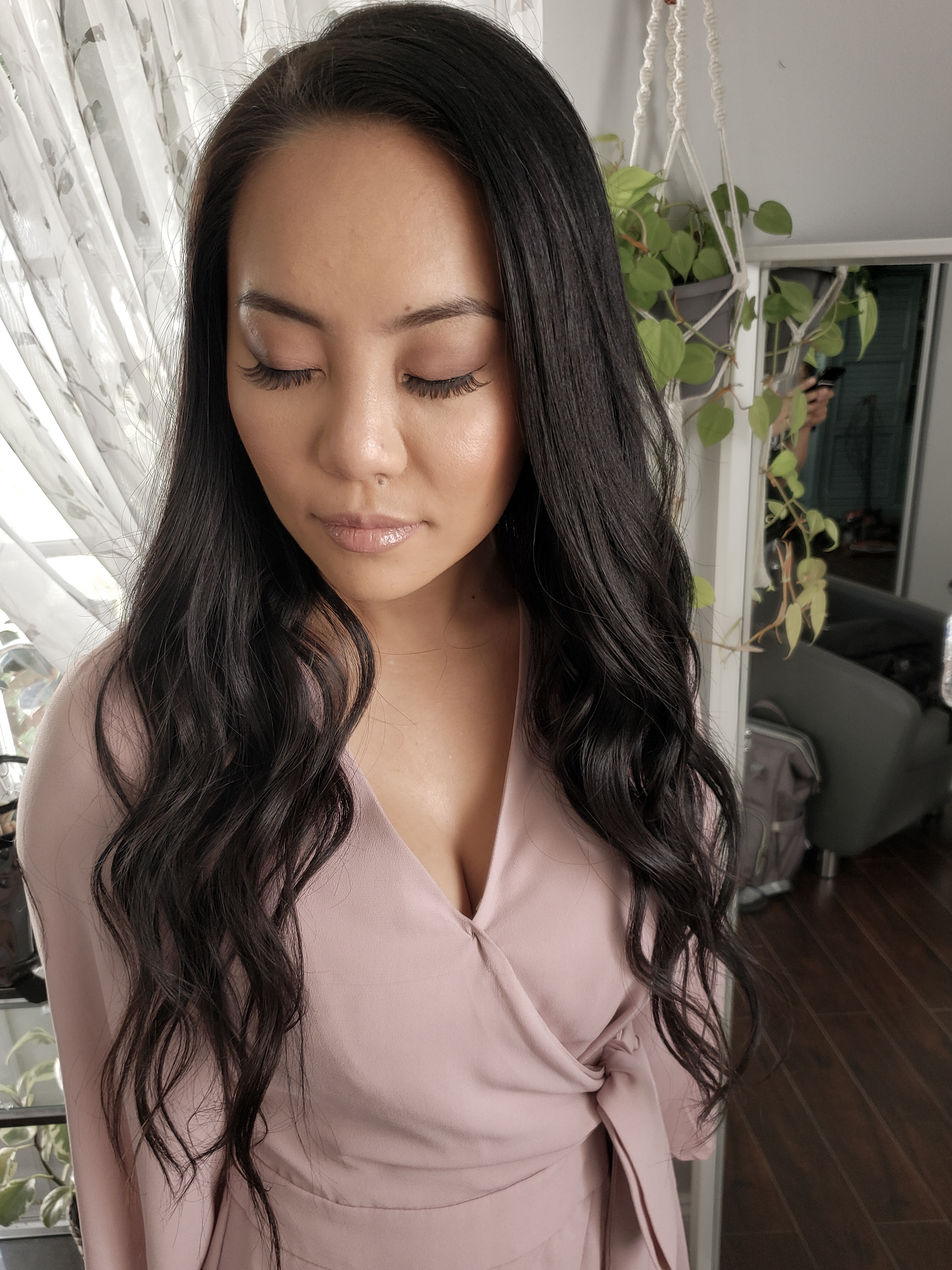 Bridal hair styling by Paige