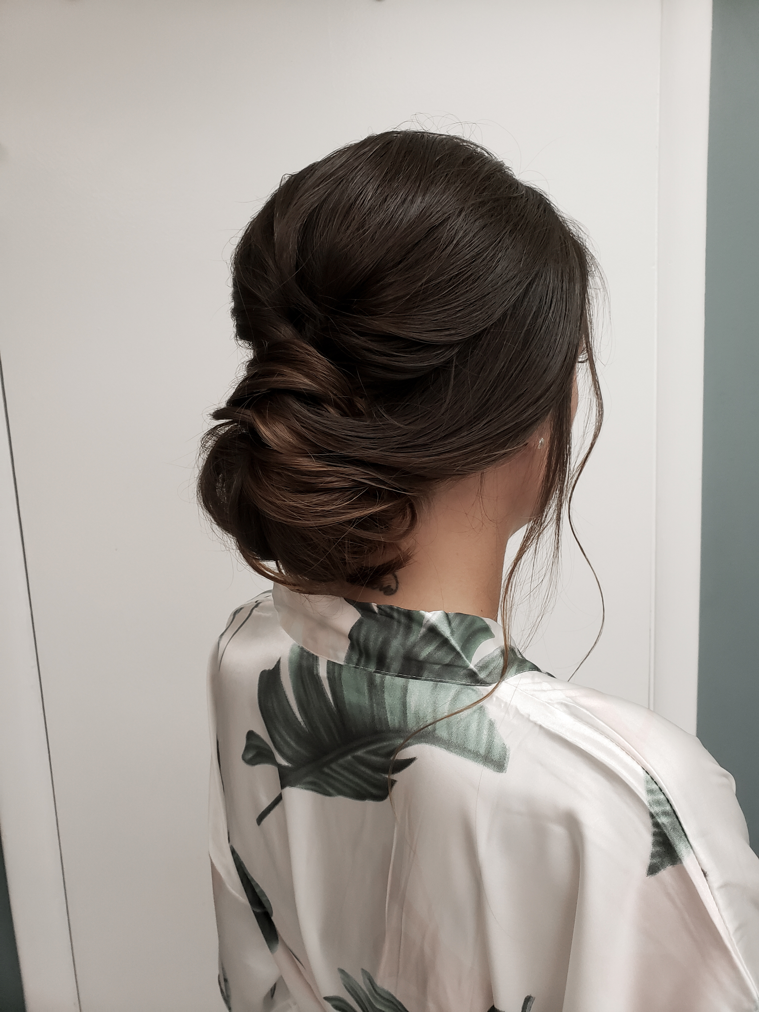 Bridal hair styling by Paige