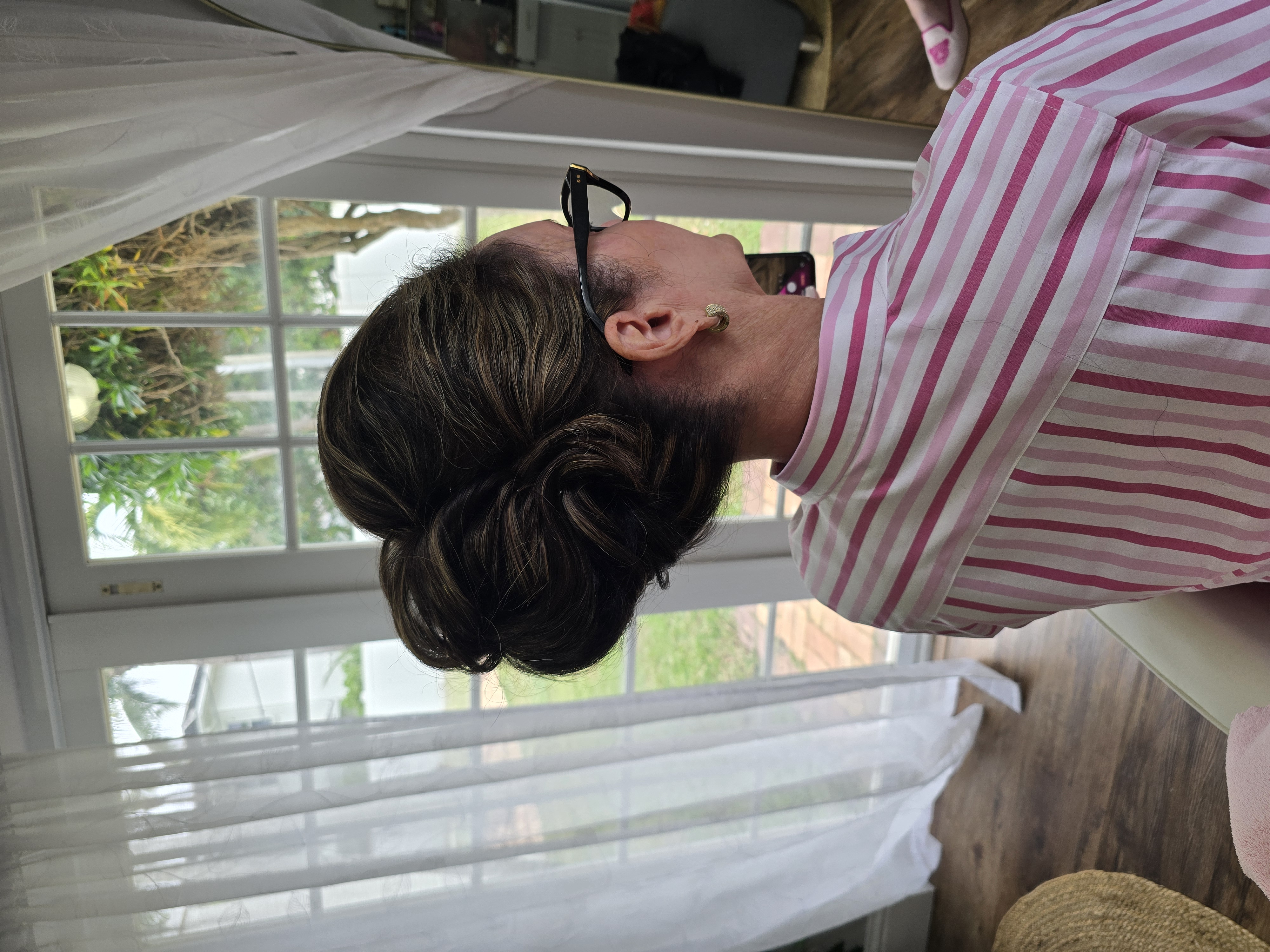 Bridal hair styling by Paige