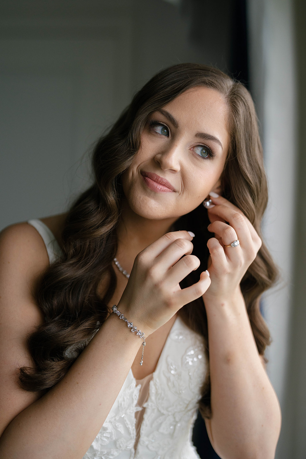 Bridal hair styling by Paige