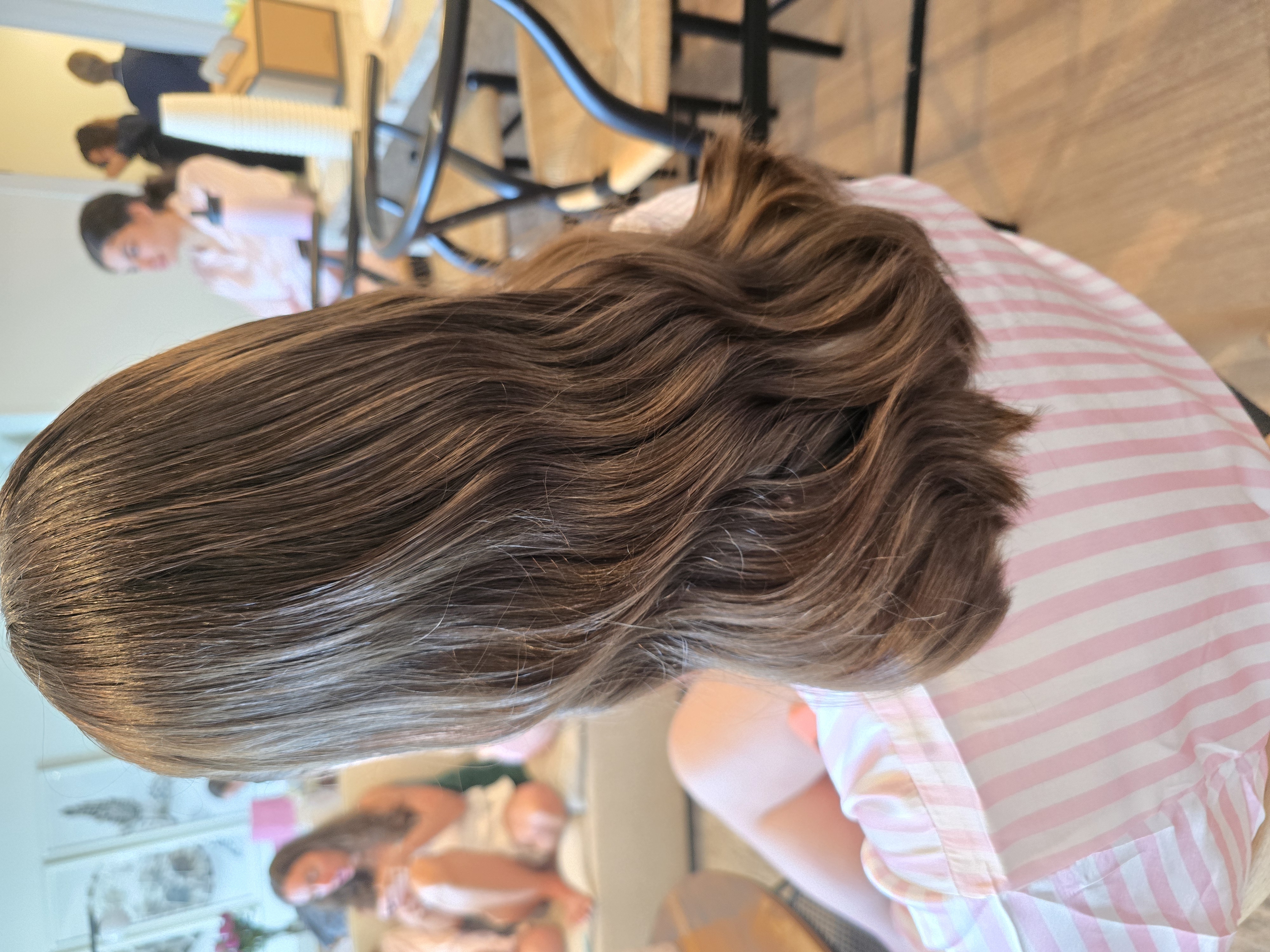 Bridal hair styling by Paige