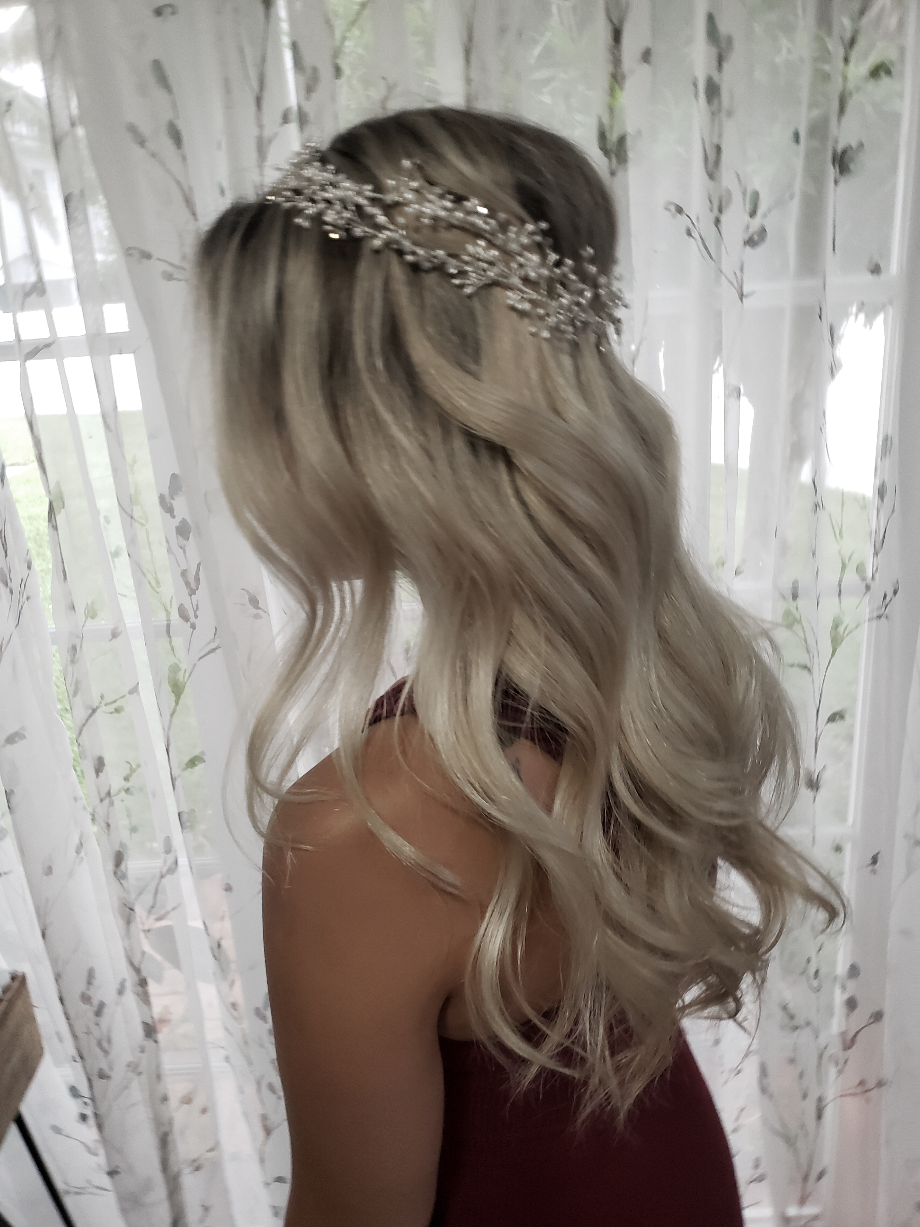 Bridal hair styling by Paige