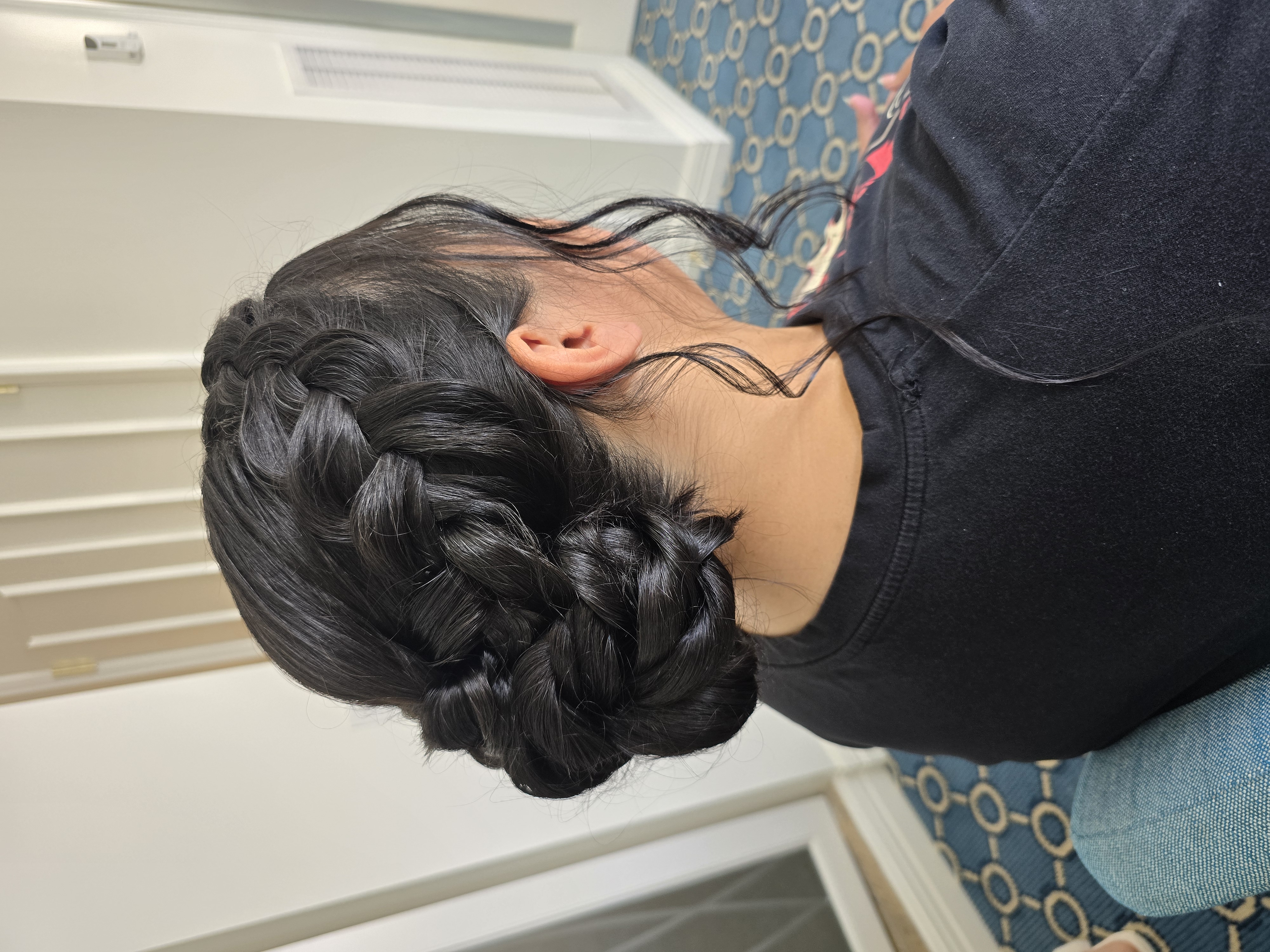 Bridal hair styling by Paige