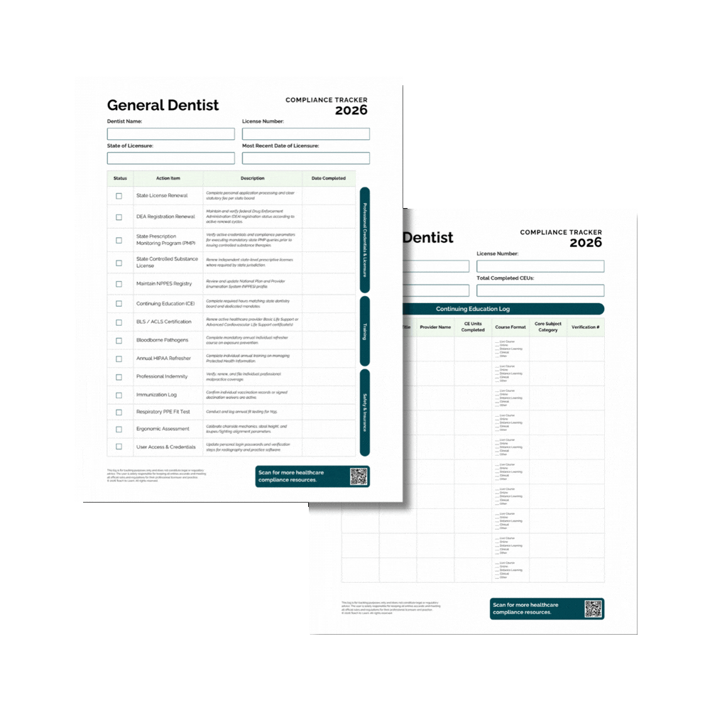 Dental Compliance Binder preview