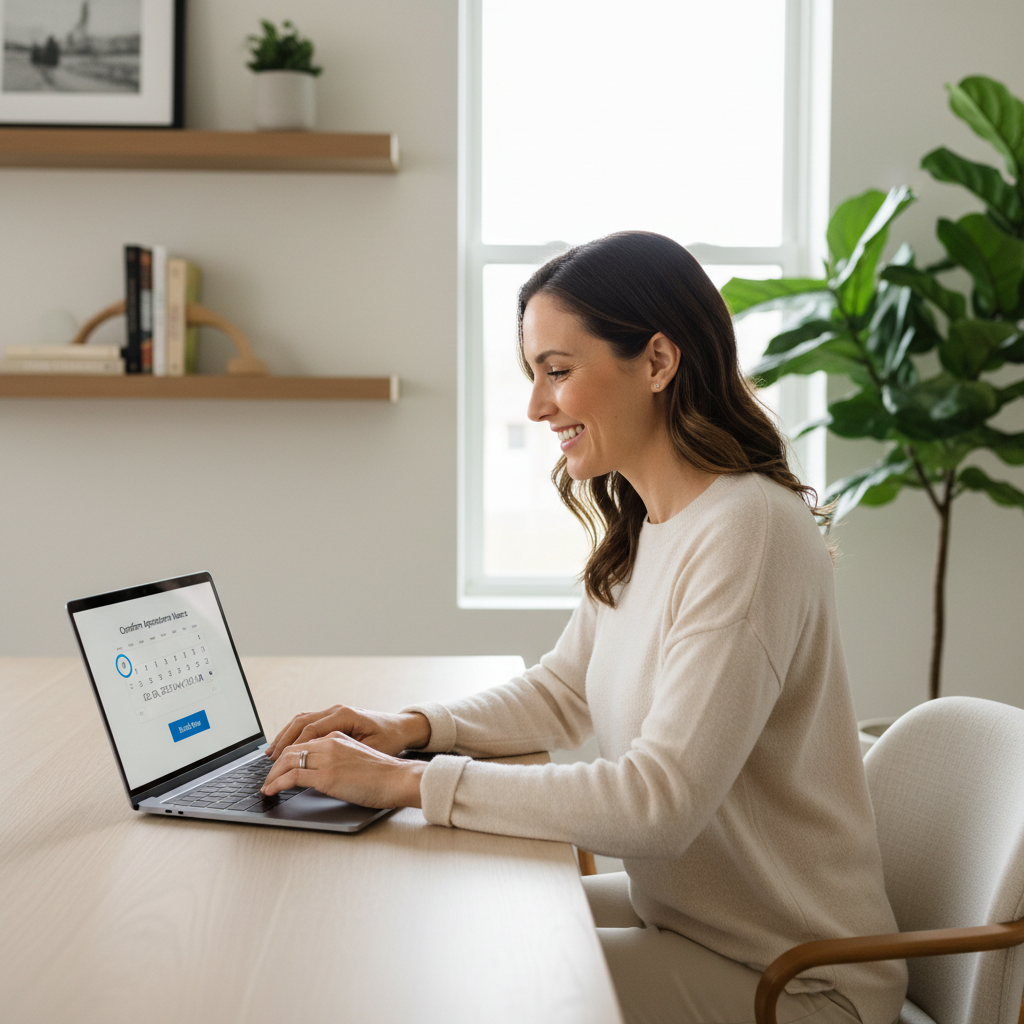 24/7 Online Self-Booking + Reminders