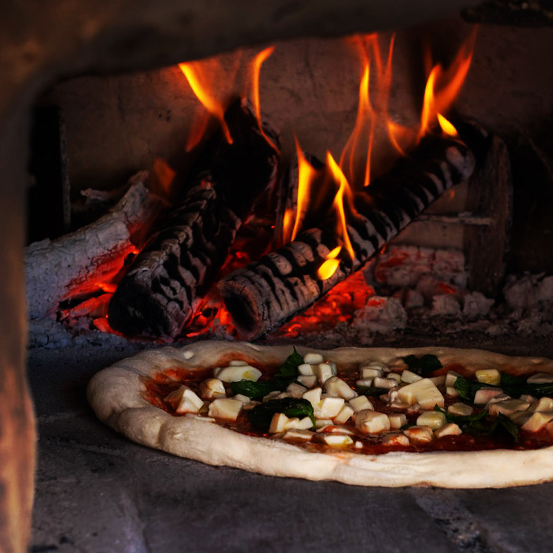 Jamie's Wood Fire Pizza Classes counter