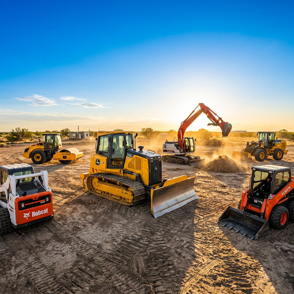 Endurance Equipment fleet on a job site