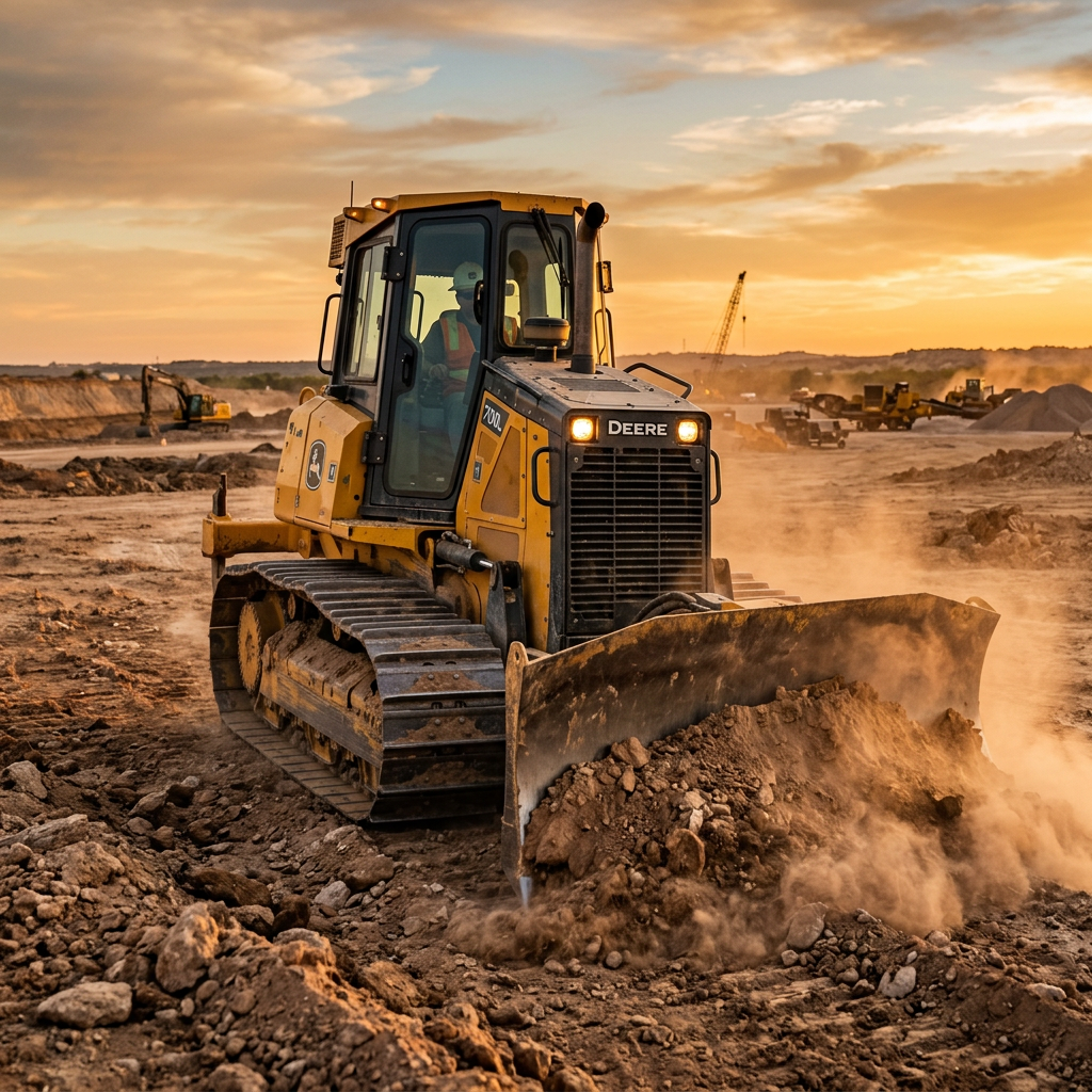 John Deere 700L LGP Smart Grade Dozer