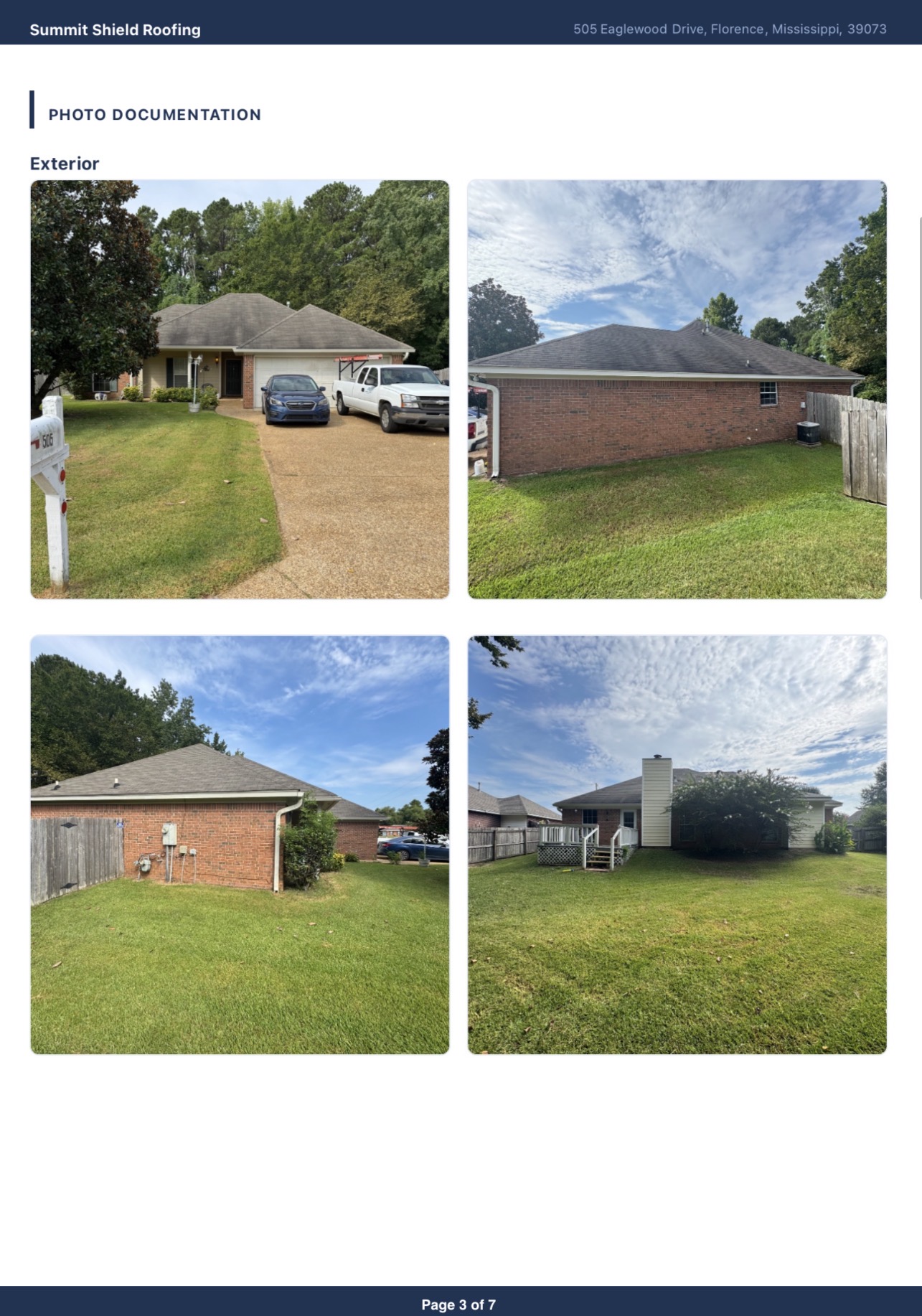 Sample Roof Condition Report — page 3 of 7