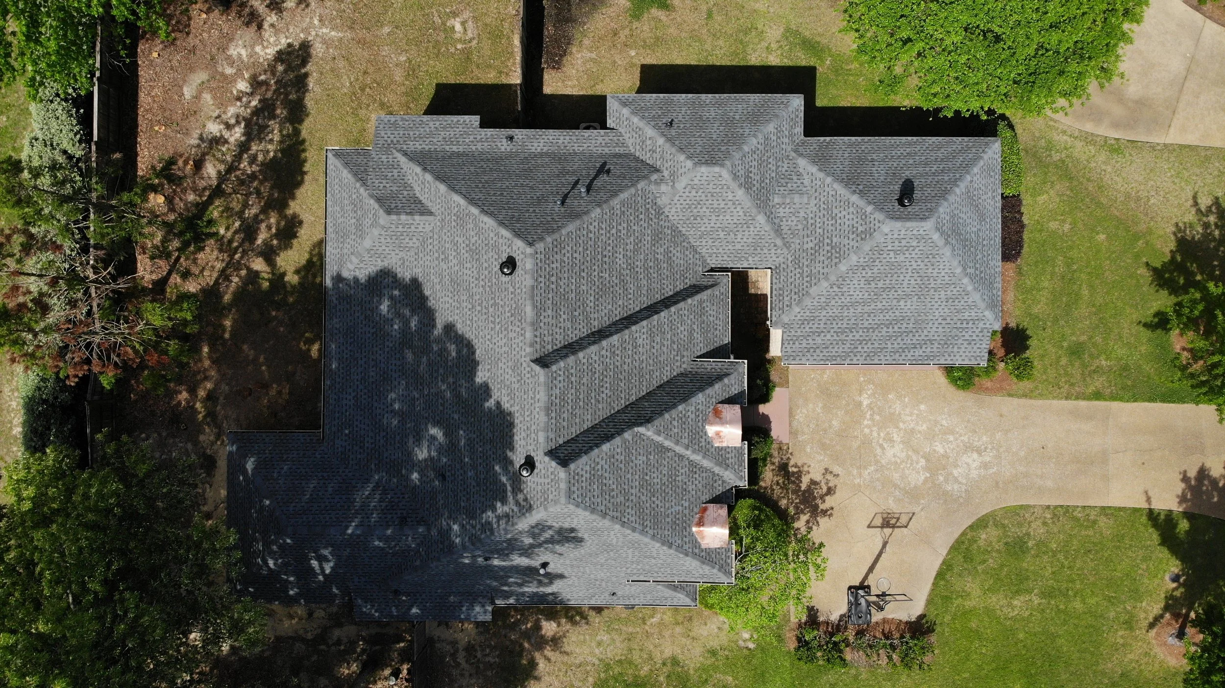 Missing shingle repair in Flowood MS