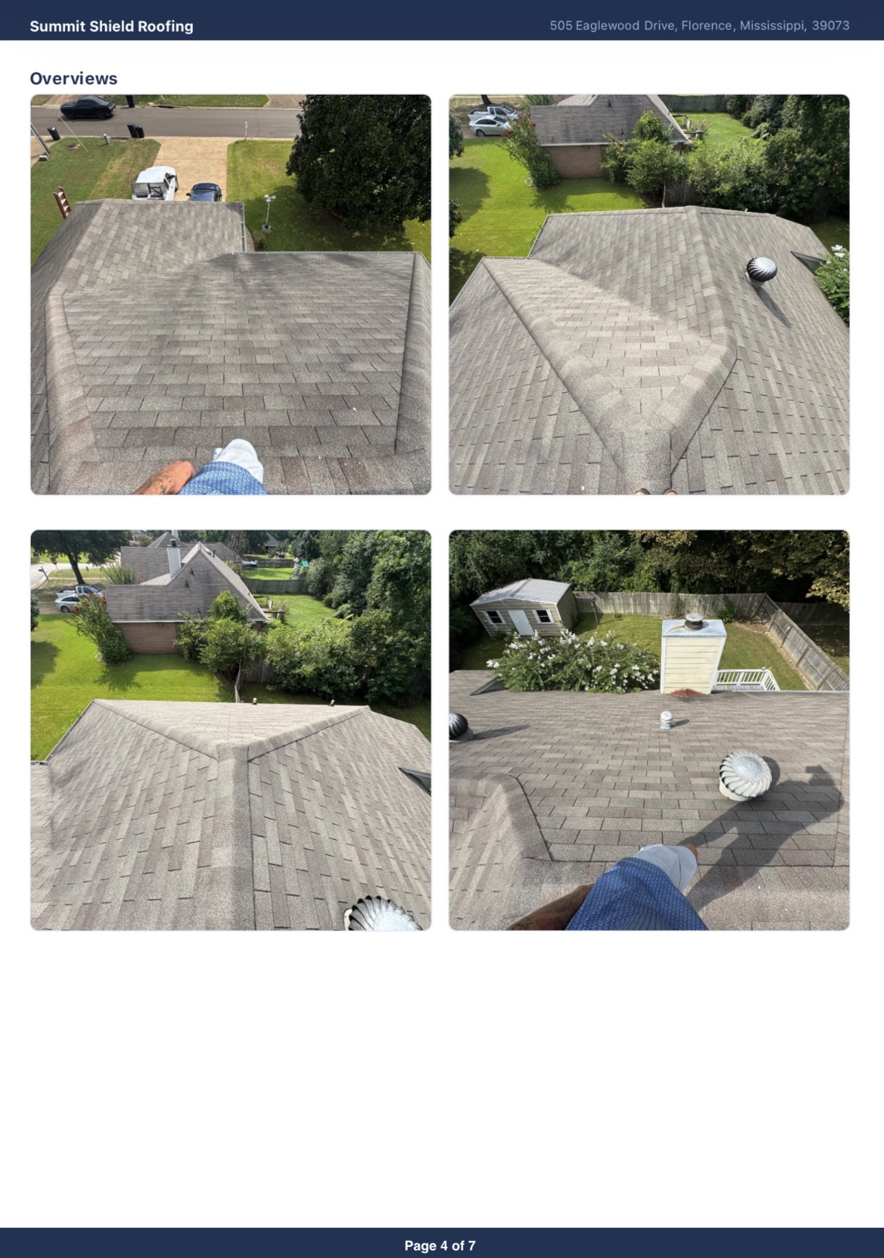 Sample Roof Condition Report — page 4 of 7