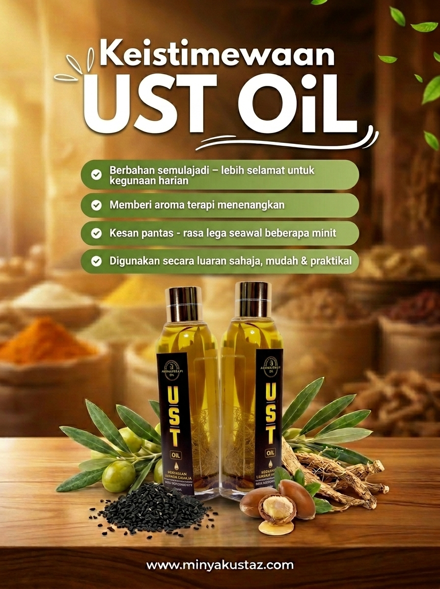 Bahan herba premium UST Oil
