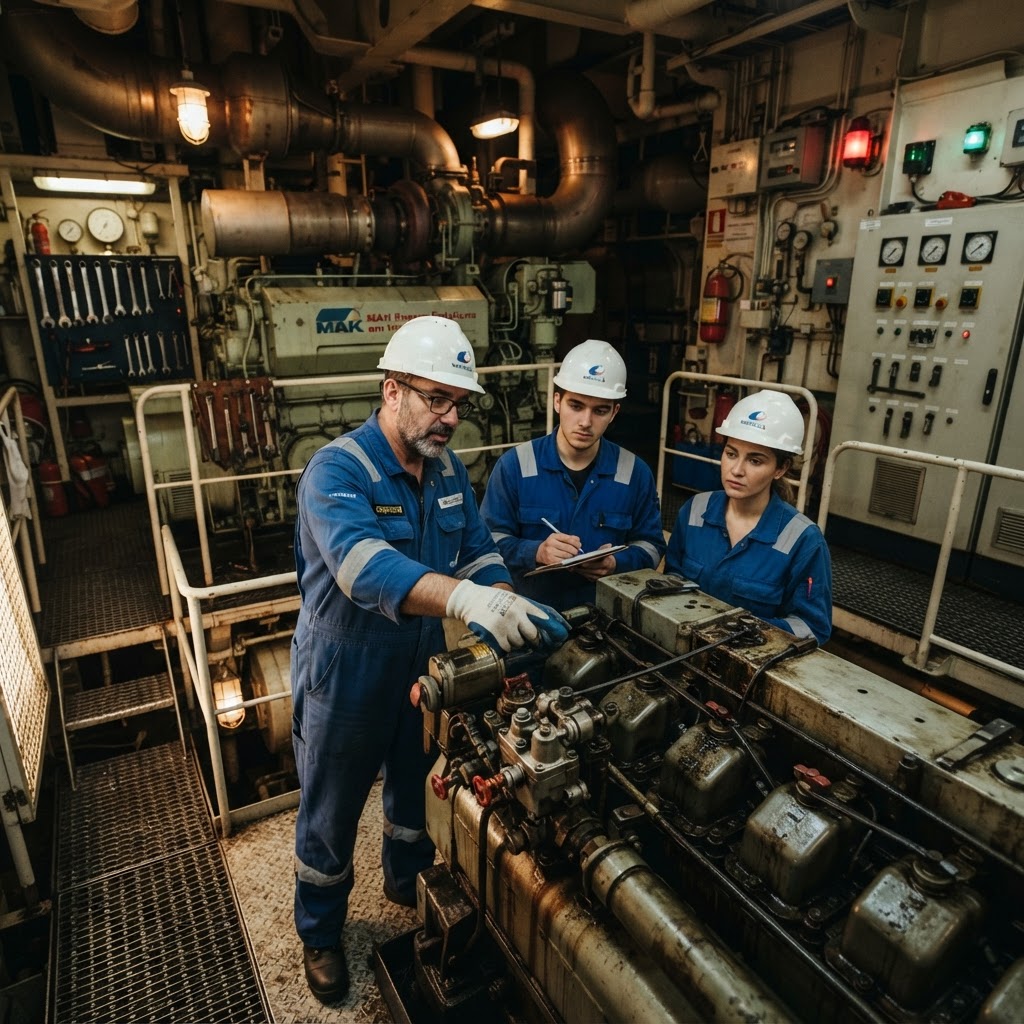 Marine Diesel Generator Operation, Maintenance, Troubleshooting and Power Management