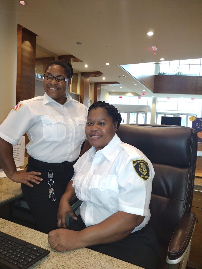 J Protective Services Officers on Post