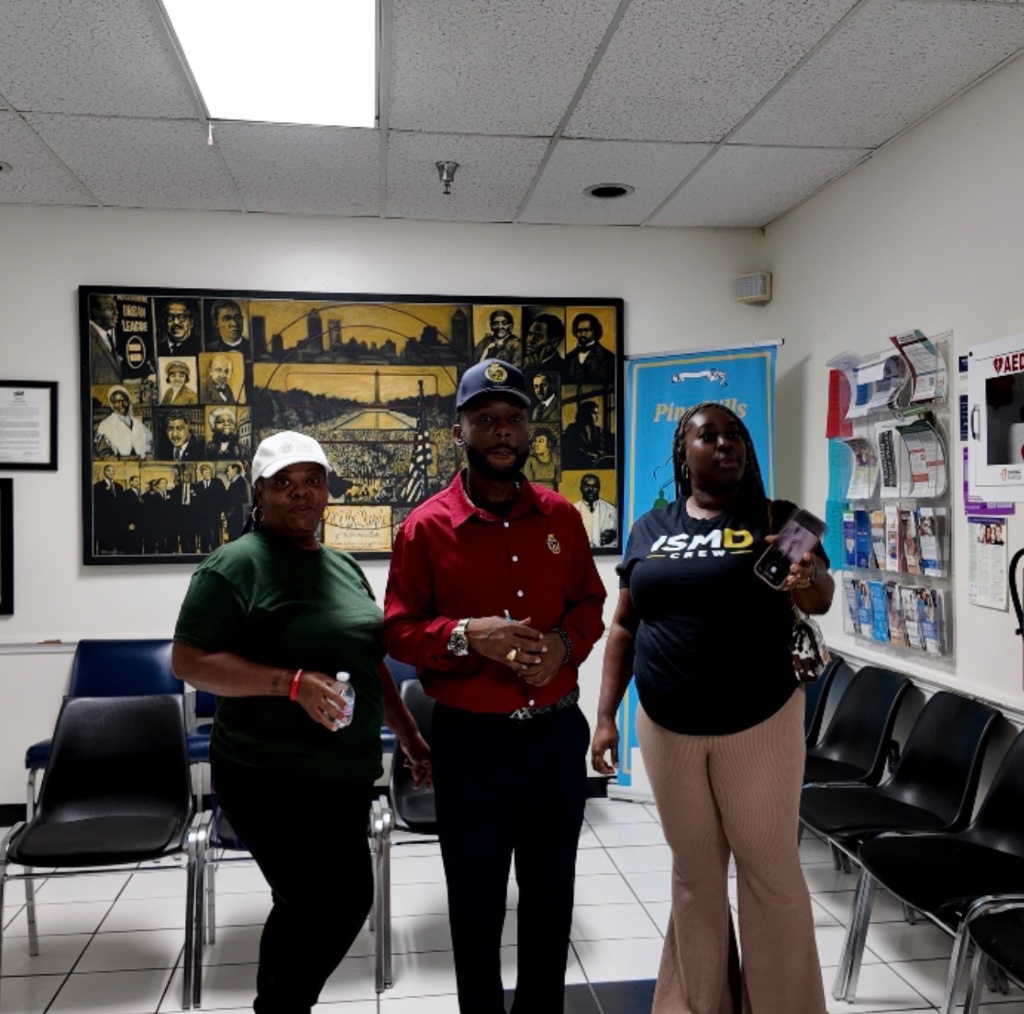 ISMD Crew with M.J. Evans at Urban League
