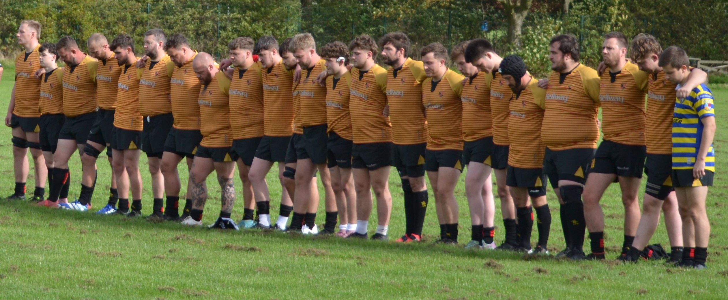 Saints team line-up