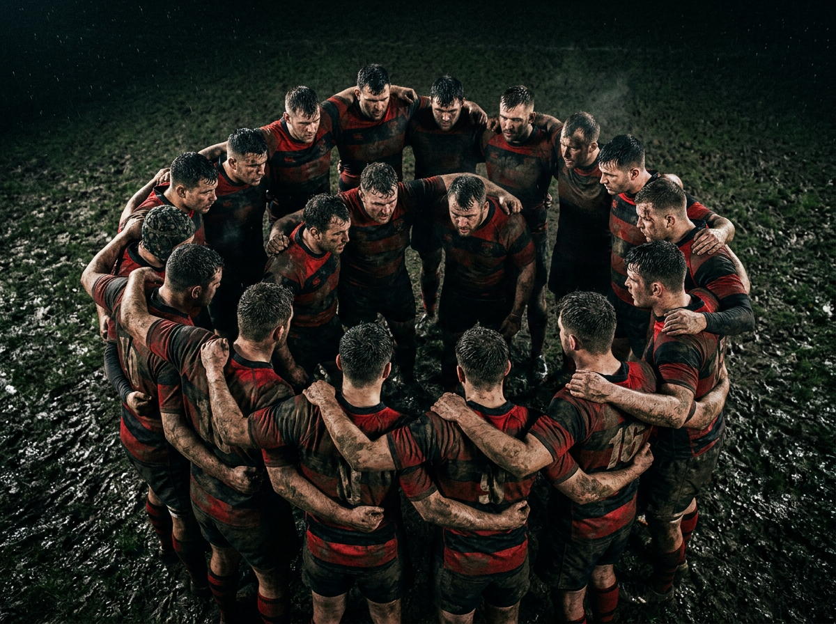 Team huddle