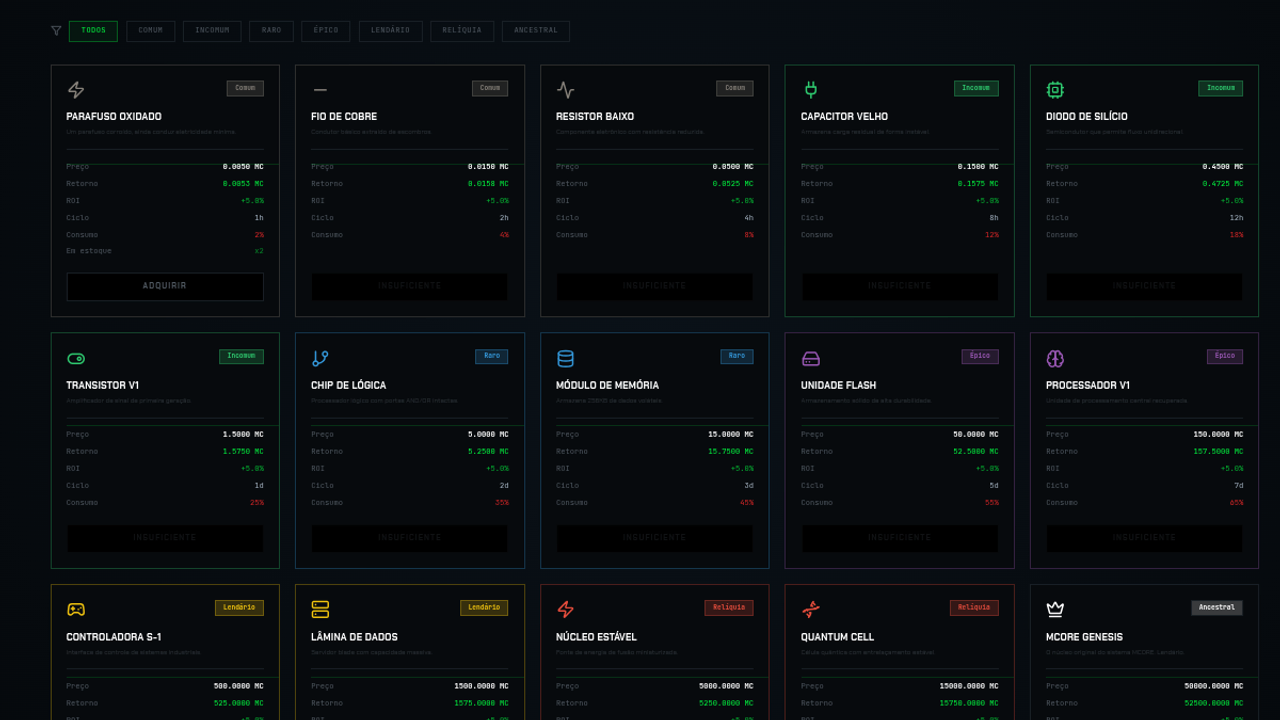 MCORE TERMINAL 1.0 template preview