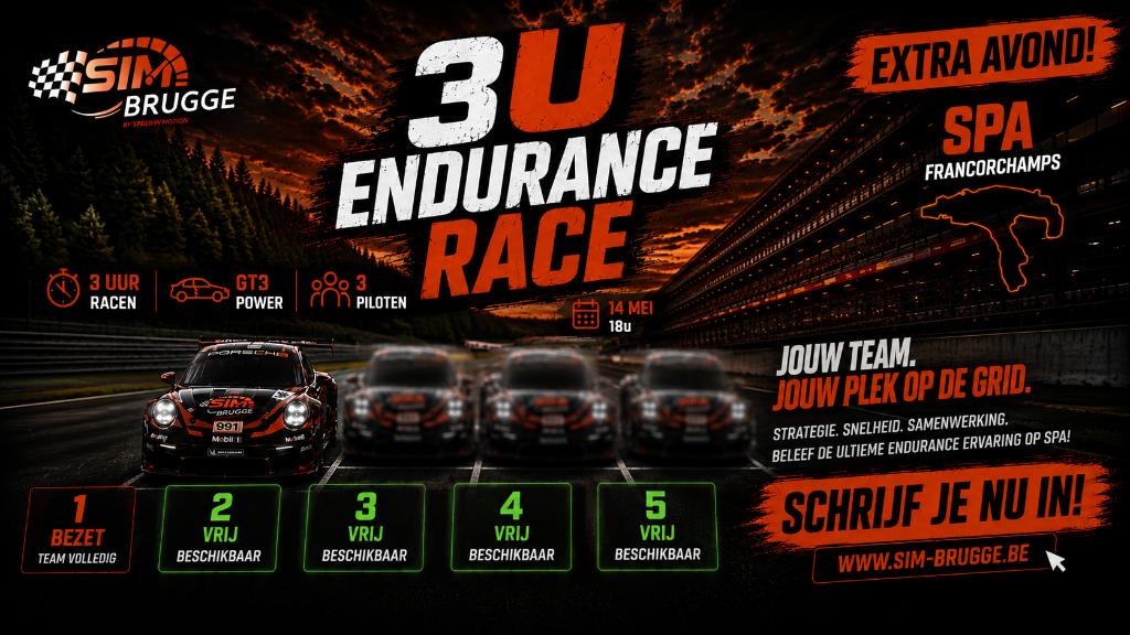 3 Hours Endurance GT3 Spa – Hemelvaart