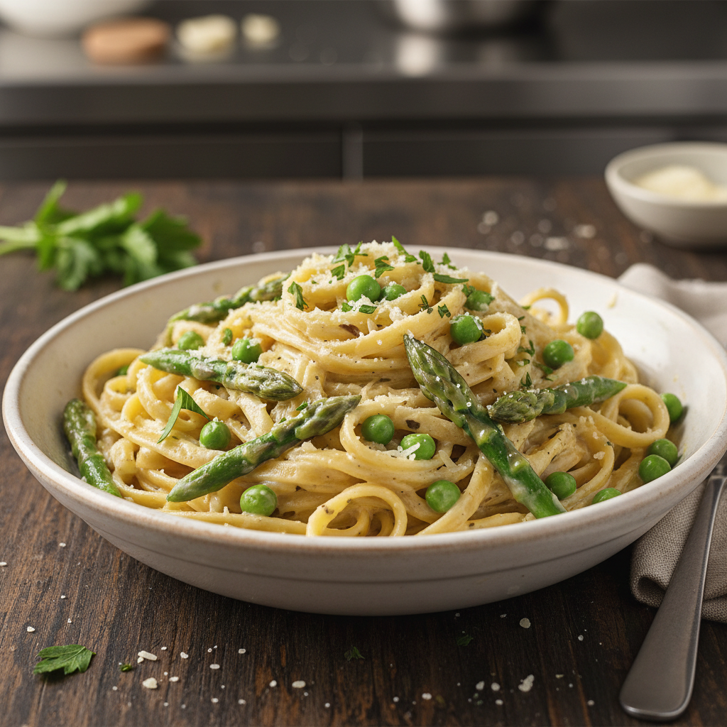 Vegane Pasta Alfredo