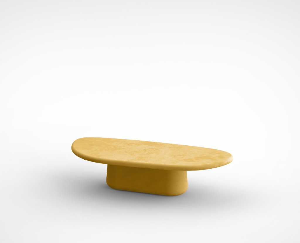 Zuri Curcuma indoor outdoor coffee table by PR MUUNDO