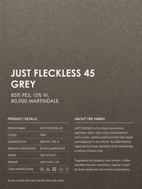 Just Fleckless 45 Grey