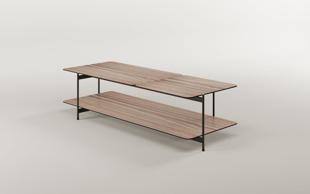 Dua Wood Coffee Table by Paul Rogers
