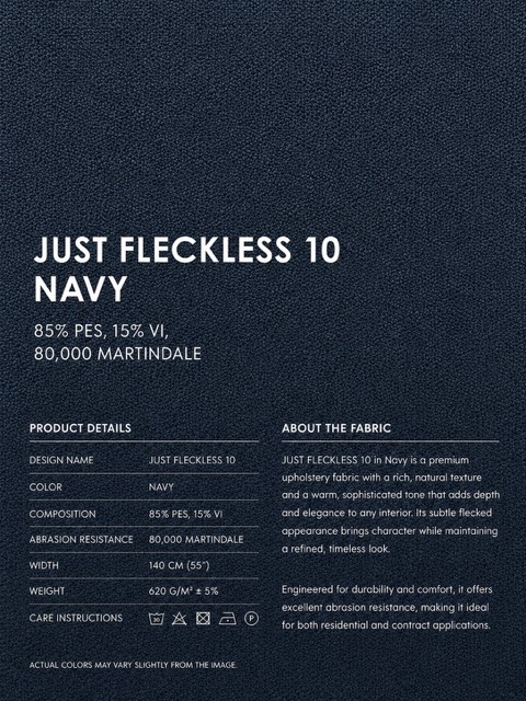Just Fleckless 10 Navy