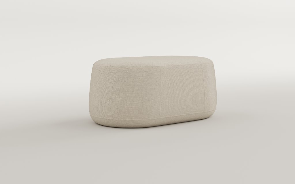 Drops Oval Pouf 100 by Paul Rogers