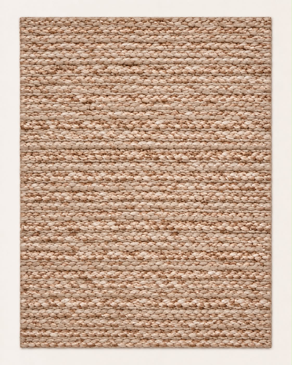 Hand Woven Wool/Hemp Dhurrie Rug