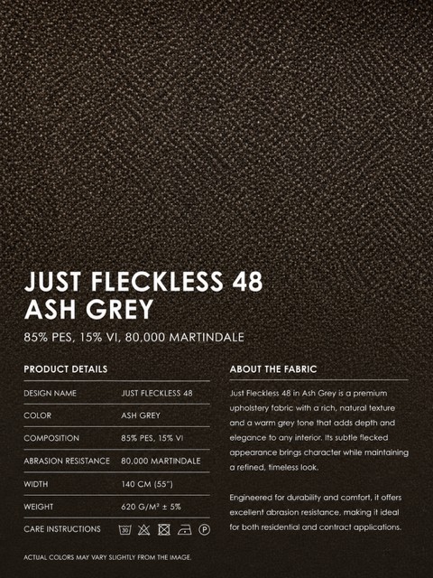 Just Fleckless 48 Ash Grey