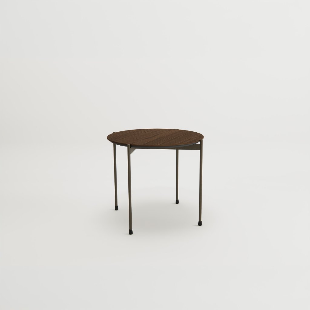 Dua Wood Side Table by Paul Rogers