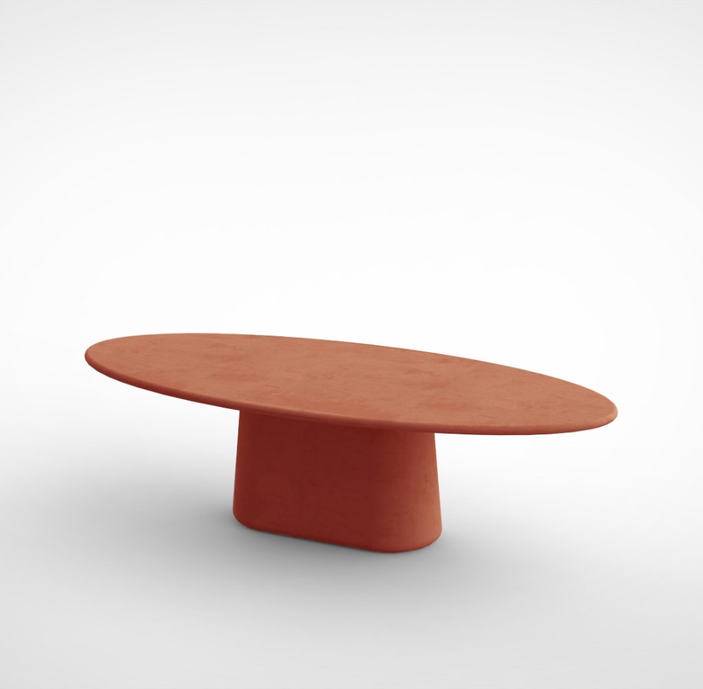 Maana Terracotta indoor outdoor table by PR MUUNDO