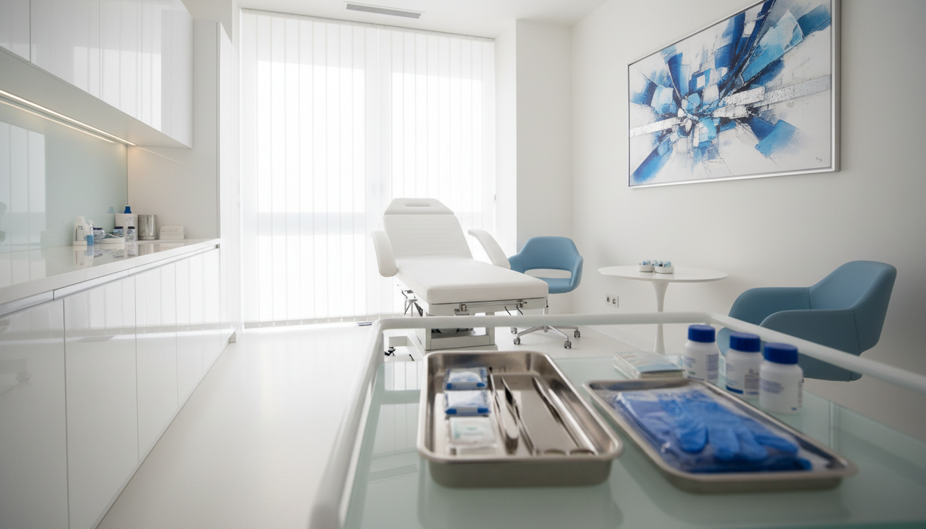 Modern medical clinic environment