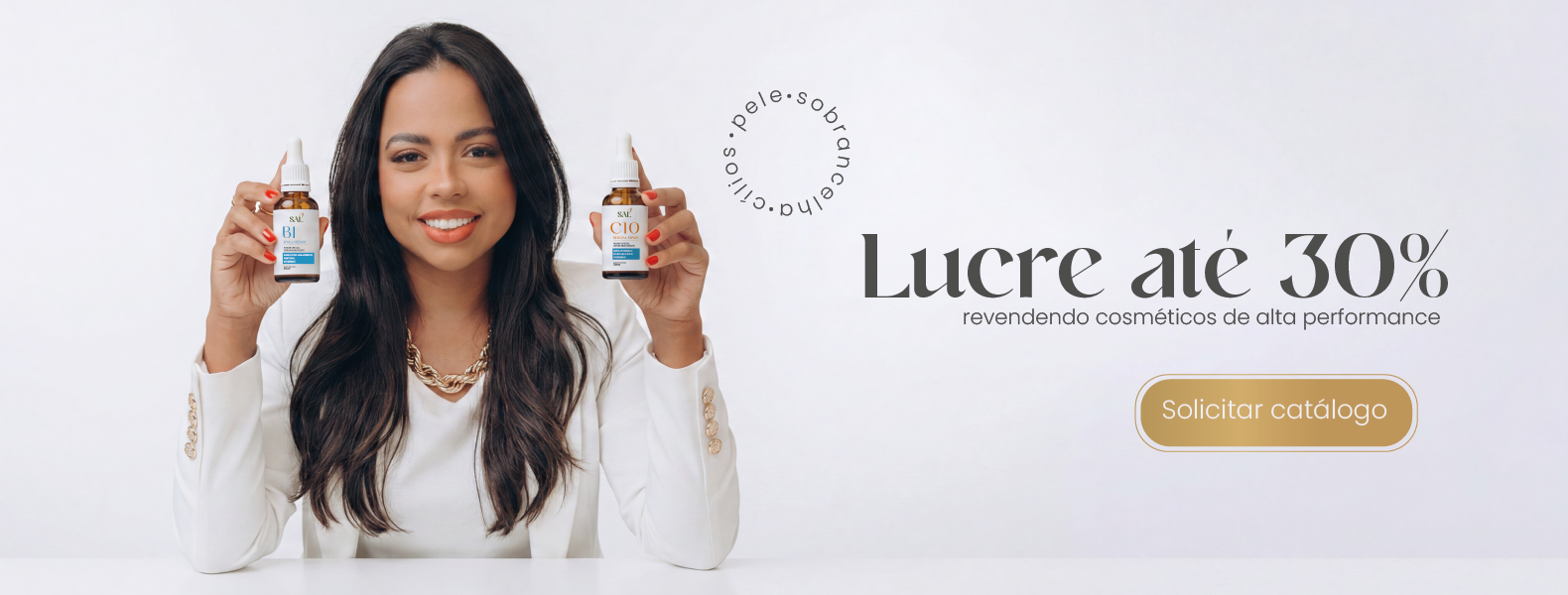 Lucre até 30% revendendo cosméticos SAL7